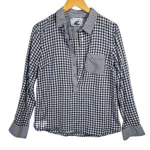 Broome Allen Navy and White Checkered  Shirt